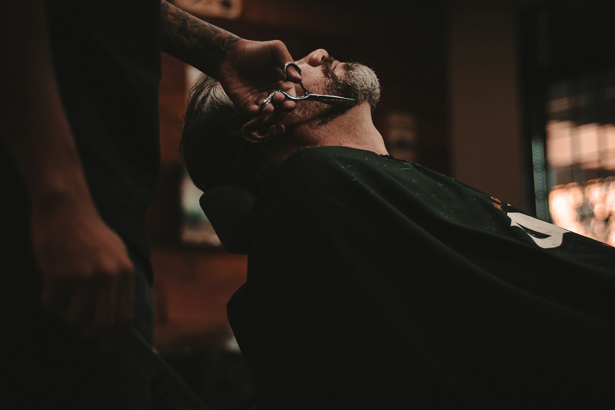 Straight razor shave